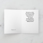 Aan Onze Minister Bedankkaart (Binnen)