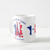 AAN PARIS GEpersonaliseerd ADDICED Koffiemok (Voorkant links)