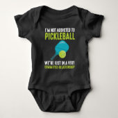 Aan Pickleball Player Sport Athlete Humor Romper (Voorkant)
