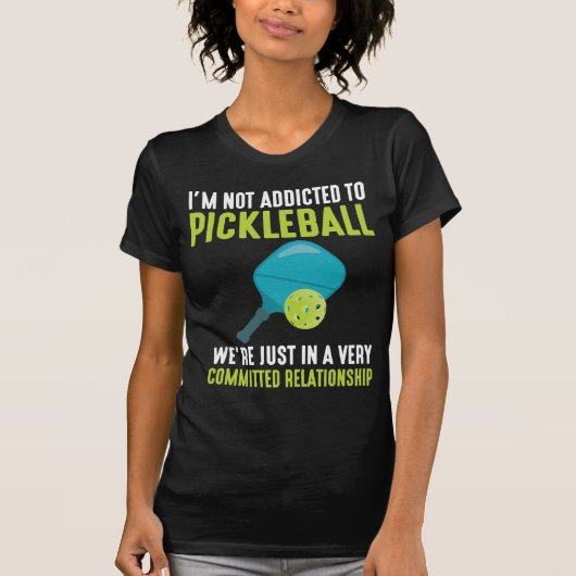 Aan Pickleball Player Sport Athlete Humor T-shirt (Voorkant)