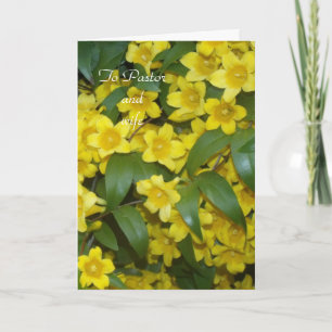 Aan predikant en vrouw kaart