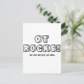 AAN ROCKS! BRIEFKAART (Staand voorkant)