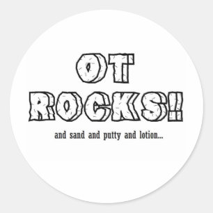 AAN ROCKS! RONDE STICKER