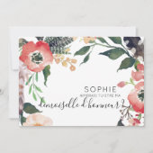 aan te passen uitnodiging van bruidsmeisje (Voorkant)