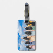 AAN TE PASSEN ZOMER VACATIE IN EUROPA MEISJES OP T BAGAGELABEL (Achterkant verticaal)