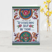 Aan Thine Eigen Zelf Waar ben door Barbara Kaart (Gele Bloem)