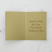 Aan u, mooie orchidee in oranje tinten kaart (Binnen)