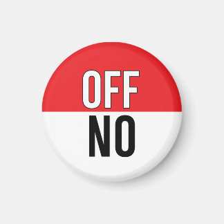 Aan/uit Herinneringsmagneet om de stop uit te zett Magneet