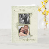 Aan vrouw op Jubileum __th - Douane toen & nu Kaart (Gele Bloem)