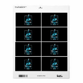 Aan wind gegeven overdracht etiket (Full Sheet)