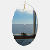 Aan Zee, aan Zee Keramisch Ornament (Links)