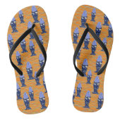 Aan zee bij het zee Beach draag Teenslippers (Voetbed)