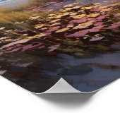 Aan zee bij Sunrise Oil Painting Poster (Hoek)