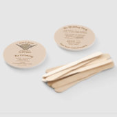 Aan zee bruiloft strandschelpen handwaaier (Niet-gemonteerd)