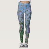 Aan zee geïnspireerde alcoholinkt Abstract Leggings (Voorkant)