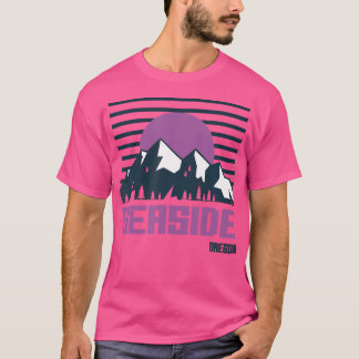 Aan zee Lake Oregon Bergen Wandelkamp T-shirt