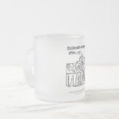 Aan zijn/haar kwetie iets matglas koffiemok (Voorkant links)