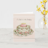 Aan Zuster op Haar Kaart van de Nota van de (Gele Bloem)