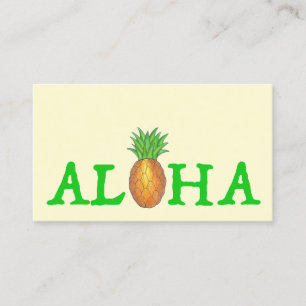 Aanappelreizen op het eiland ALOHA Tropische Hawai Visitekaartje