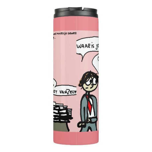 Aanbesteden: het houdt niet op, niet vanzelf thermosbeker (Achterkant)
