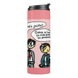 Aanbesteden: het houdt niet op, niet vanzelf thermosbeker