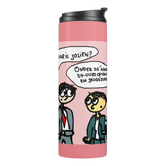 Aanbesteden: het houdt niet op, niet vanzelf thermosbeker (Gedraaid links)