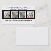 Aanbestedende diensten voor de bouw visitekaartje (Voorkant / Achterkant)