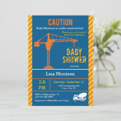 Aanbesteding Baby shower bouwterrein Kaart (Staand voorkant)