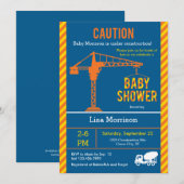 Aanbesteding Baby shower bouwterrein Kaart (Voorkant / Achterkant)