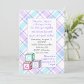 Aanbesteding Baby shower Kaart (Staand voorkant)