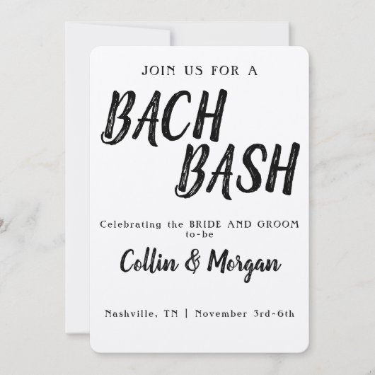 Aanbesteding Bachelor/Bachelorette Kaart (Voorkant)