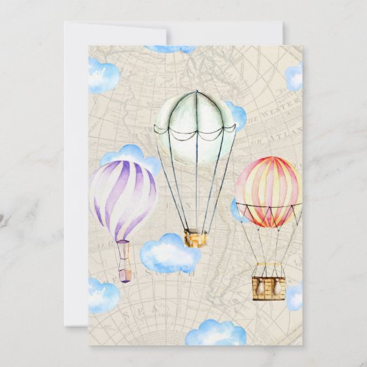 Aanbesteding met Baby shower Kaart (Achterkant)