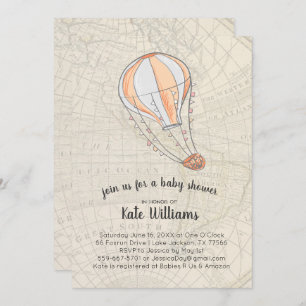 Aanbesteding met Baby shower Kaart