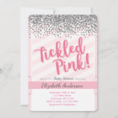 Aanbesteding roze Baby shower Kaart (Voorkant)