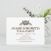 Aanbesteding van de Griekse Toga-partij Kaart (Staand voorkant)