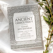 Aanbesteding van de oude Griekse partij met twee k Kaart