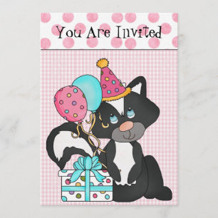 Aanbesteding van de verjaardag van Custom Girl Kaart