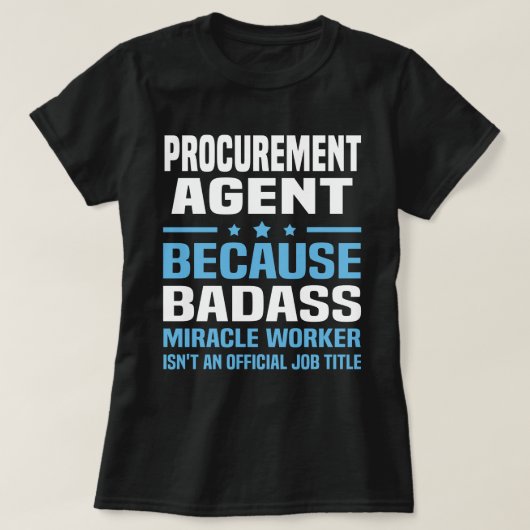 Aanbestedingsagent T-shirt (Design voorkant)