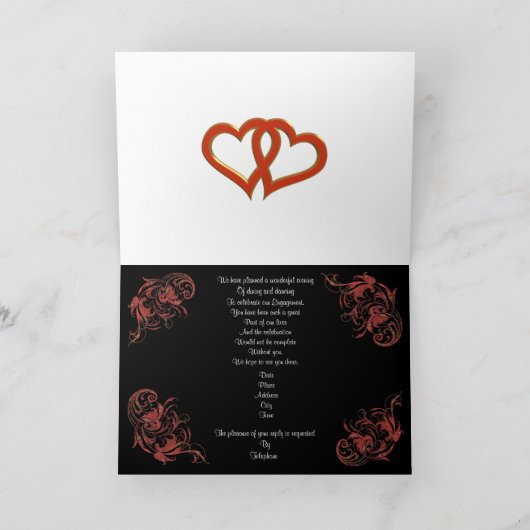 Aanbestedingskaart voor wijn en roos (Binnen)