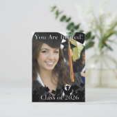 Aanbestedingsklasse afstuderen 2010 uitnodiging briefkaart (Staand voorkant)