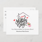 Aanbevelingen zorgen ervoor dat ons bedrijf bloeit briefkaart (Voorkant / Achterkant)