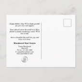 Aanbevelingen zorgen ervoor dat ons bedrijf bloeit briefkaart (Achterkant)