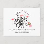 Aanbevelingen zorgen ervoor dat onze zaak bloeit!  briefkaart (Voorkant)