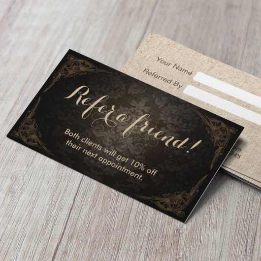 Aanbevelingskaartje | omhuld Damask Beauty Salon