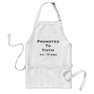 Aanbevolen aan Yiayia Adult Apron Standaard Schort