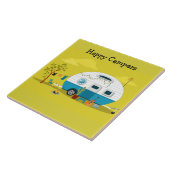 Aanbevolen Campers-aanhangwagen Tegeltje (Zijkant)