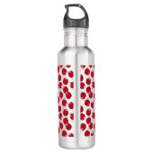 Aanbevolen mooie rode kersen roestbakjes waterfles  (Achterkant)