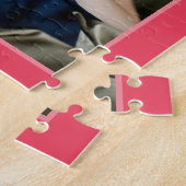 Aanbevolen tot Big Sister Unicorn Foto en Tekstroz Legpuzzel (Zijkant)