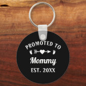 Aanbevolen tot moederschap Moederdag Sleutelhanger (Voorkant)