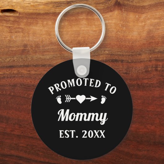 Aanbevolen tot moederschap Moederdag Sleutelhanger (Voorkant)